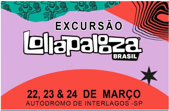 Lollapalooza Brasil 2024 será de 22 a 24 de março em Interlagos
